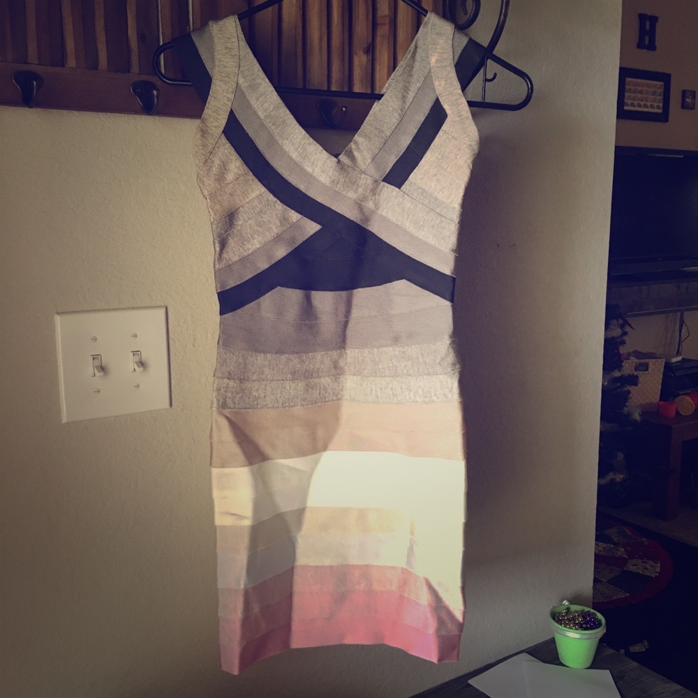 Ombré Bandage dress